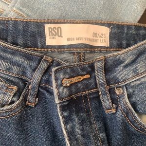 Tillys straight leg jeans high rise